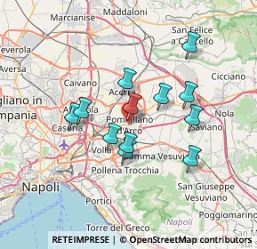 Mappa Via Caserta, 80038 Pomigliano d'Arco NA, Italia (6.16667)
