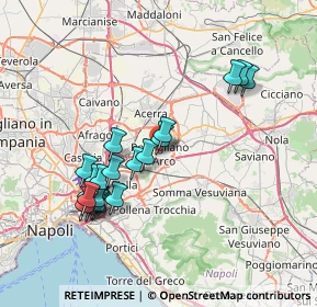 Mappa Via Caserta, 80038 Pomigliano d'Arco NA, Italia (7.782)