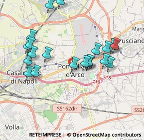 Mappa Via Caserta, 80038 Pomigliano d'Arco NA, Italia (2.108)
