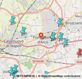 Mappa Via Caserta, 80038 Pomigliano d'Arco NA, Italia (3.055)