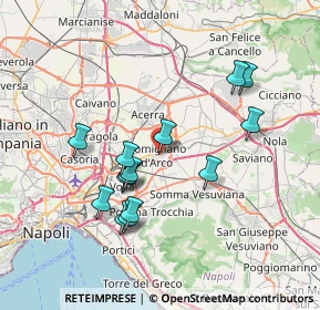 Mappa Via Pisa, 80038 Pomigliano d'Arco NA, Italia (7.305)