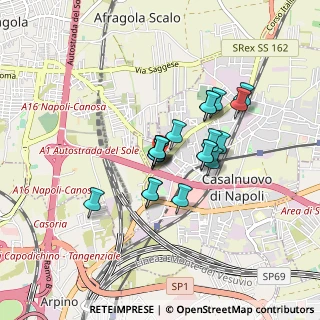 Mappa Via Sorrento, 80013 Casalnuovo di Napoli NA, Italia (0.661)