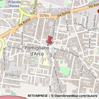 Mappa Corso Vittorio Emanuele, 156, 80038 Pomigliano d'Arco, Napoli (Campania)