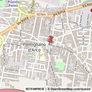 Mappa Corso Vittorio Emanuele, 128, 80038 Pomigliano d'Arco, Napoli (Campania)
