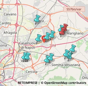 Mappa Via Grosseto, 80038 Pomigliano d'Arco NA, Italia (3.722)