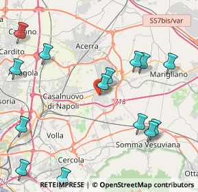 Mappa Via Sulmona, 80038 Pomigliano d'Arco NA, Italia (5.51071)