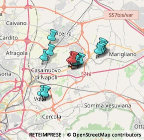 Mappa Via Grosseto, 80038 Pomigliano d'Arco NA, Italia (2.51389)