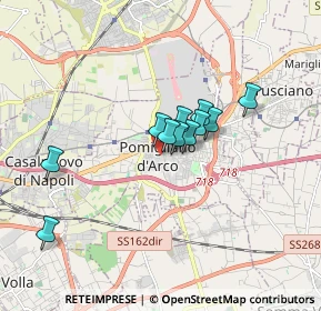 Mappa Via Sulmona, 80038 Pomigliano d'Arco NA, Italia (1.28727)