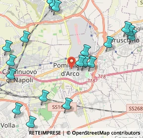 Mappa Via Grosseto, 80038 Pomigliano d'Arco NA, Italia (2.91368)