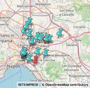 Mappa Via Sulmona, 80038 Pomigliano d'Arco NA, Italia (6.847)