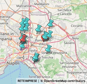 Mappa Via Grosseto, 80038 Pomigliano d'Arco NA, Italia (6.82778)