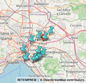 Mappa Via Sulmona, 80038 Pomigliano d'Arco NA, Italia (6.88429)