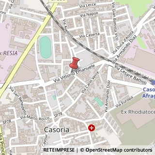 Mappa Via vittorio emanuele 61, 80026 Casoria, Napoli (Campania)
