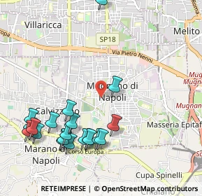 Mappa Via Enrico Fermi, 80018 Mugnano di Napoli NA, Italia (1.286)