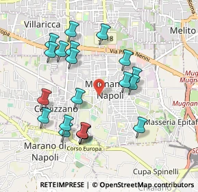 Mappa Via Enrico Fermi, 80018 Mugnano di Napoli NA, Italia (1.0335)