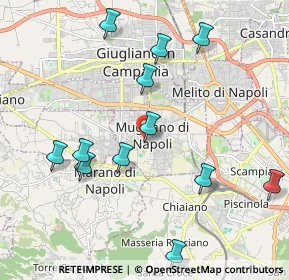 Mappa Via Enrico Fermi, 80018 Mugnano di Napoli NA, Italia (2.3475)