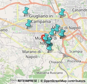 Mappa Via Enrico Fermi, 80018 Mugnano di Napoli NA, Italia (1.42455)