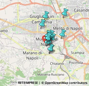 Mappa Via Enrico Fermi, 80018 Mugnano di Napoli NA, Italia (0.93929)