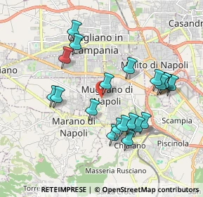 Mappa Via Enrico Fermi, 80018 Mugnano di Napoli NA, Italia (1.975)