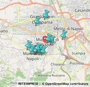 Mappa Via Enrico Fermi, 80018 Mugnano di Napoli NA, Italia (1.3575)