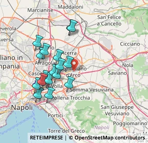 Mappa 80038 Pomigliano d'Arco NA, Italia (7.20882)