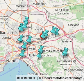 Mappa 80038 Pomigliano d'Arco NA, Italia (7.3675)