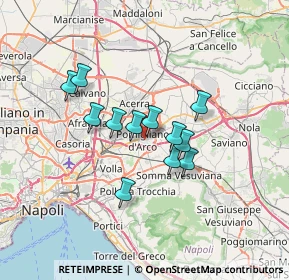 Mappa 80038 Pomigliano d'Arco NA, Italia (5.50667)