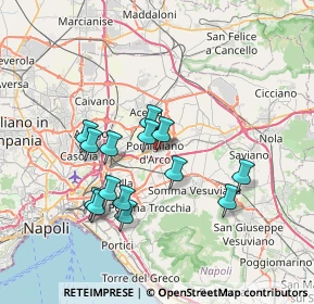 Mappa 80038 Pomigliano d'Arco NA, Italia (6.83143)