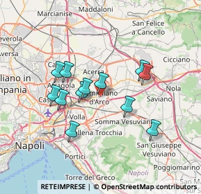 Mappa 80038 Pomigliano d'Arco NA, Italia (6.48333)
