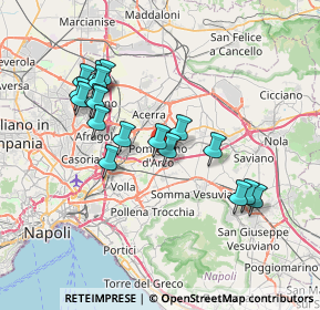 Mappa 80038 Pomigliano d'Arco NA, Italia (7.34111)