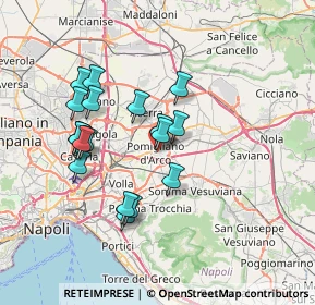 Mappa 80038 Pomigliano d'Arco NA, Italia (6.91444)