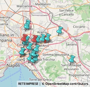 Mappa 80038 Pomigliano d'Arco NA, Italia (7.2615)