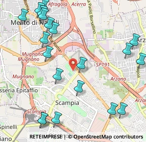 Mappa Via Andrea Pazienza, 80144 Napoli NA, Italia (1.4605)