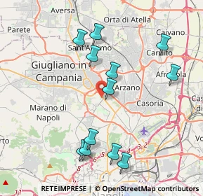 Mappa Via Andrea Pazienza, 80144 Napoli NA, Italia (4.36667)