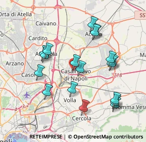 Mappa Via Lucio Battisti, 80013 Casalnuovo di Napoli NA, Italia (4.09389)