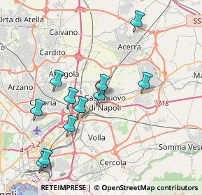 Mappa Via Lucio Battisti, 80013 Casalnuovo di Napoli NA, Italia (4.19273)