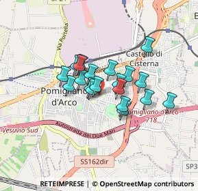 Mappa Via Merisi Caravaggio, 80038 Pomigliano d'Arco NA, Italia (0.617)