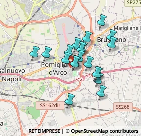 Mappa Via Merisi Caravaggio, 80038 Pomigliano d'Arco NA, Italia (1.451)