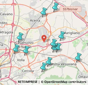 Mappa Via Merisi Caravaggio, 80038 Pomigliano d'Arco NA, Italia (4.52583)