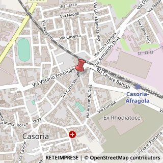Mappa Via Carlo Verre, 21, 80026 Casoria, Napoli (Campania)