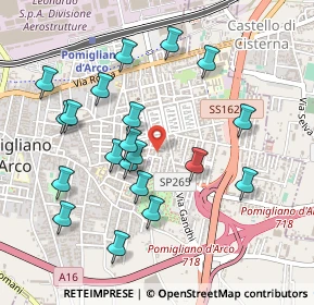 Mappa Via del Tintoretto, 80038 Pomigliano d'Arco NA, Italia (0.5225)