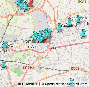 Mappa Via del Tintoretto, 80038 Pomigliano d'Arco NA, Italia (2.431)