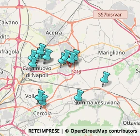 Mappa Via del Tintoretto, 80038 Pomigliano d'Arco NA, Italia (3.36214)
