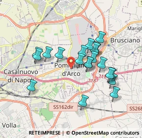 Mappa Via delle Mimose, 80038 Pomigliano d'Arco NA, Italia (1.7225)