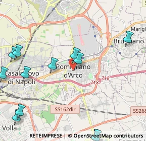Mappa Via delle Mimose, 80038 Pomigliano d'Arco NA, Italia (3.08917)