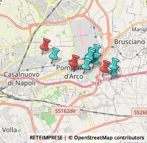 Mappa Via delle Mimose, 80038 Pomigliano d'Arco NA, Italia (1.25917)