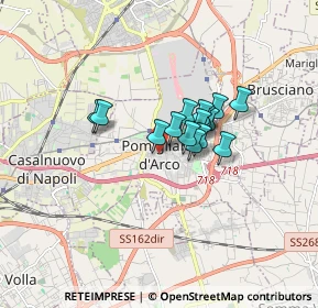 Mappa Via delle Mimose, 80038 Pomigliano d'Arco NA, Italia (1.122)