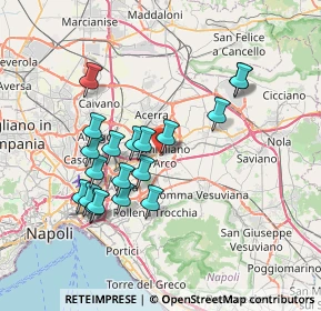 Mappa Via delle Mimose, 80038 Pomigliano d'Arco NA, Italia (7.20053)