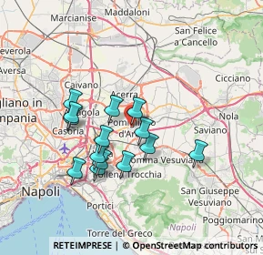 Mappa Via delle Mimose, 80038 Pomigliano d'Arco NA, Italia (6.44286)