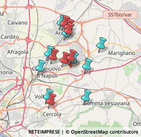 Mappa Via Vittorio Tufano, 80038 Pomigliano d'Arco NA, Italia (3.24063)